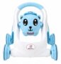 Mommers Baby Walker Musical Push Support Toddler Blue Wheels & Handle, Cute Design Activity Walker, Balanced Wheels, Indoor Play