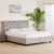 Home Centre Stellar Ora Fabric Queen Bed with Drawer Storage – Grey