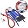 Lamhex Single Cylinder| Air Tyre Inflator with Pressure Gauge |Foot Air Pump |Car & Motorbike | Car Accessories | Exterior Accessories | Tyre Inflator |for Bike, Cycles & All Vehicles