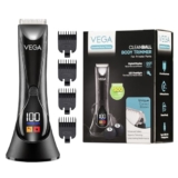 VEGA Cleanball Full Body Trimmer for Men|Private Parts, Pubic Hair, Balls, Manscaping, Body Multi-Purpose|IPX5 Waterproof|No Nicks or Cuts|90 Min Non-Stop Runtime|Fast Charge, 2 Year Warranty, VHTH-33