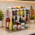 CHHAAP Stainless Steel 2-Tier Countertop Spice Rack with Tiered Shelves for Kitchen Storage