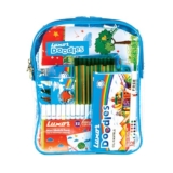 Luxor Doodles Budding Artist Kit for Kids – Drawing Book, Non-Toxic Plastic Crayons, Oil Pastels, Mini Sketch Pens, Washable Magic Colours, Pencils & Erasers, Best Choice for Budding Artists