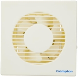Crompton Ventilus HS 150 mm (6 inch) Kitchen/Bathroom/Office Exhaust (Ventilation) Fan | High Speed Operation | Automatic Dust Protection Shutters | 450 CMH Powerful Air Suction | 2400 RPM | Ivory