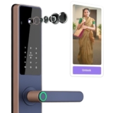Native by UC Urban Company Native Lock Pro with Camera Unlock & Doorbell Connect | 7-Way Unlock | Free Installation | 3 Year Warranty | Native Smart Door Lock