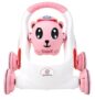 Mommers Baby Walker Musical Push Support with Wheels & Handle Cute Design Activity Walker, for Toddlers, Balanced Wheels, Indoor Play, Pink