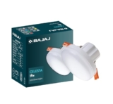Bajaj Celesta LED Deep Downlight 5W | for Smaller Spaces | LED Back-Lit Technology | Blue (Pack of 1)