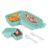 MILTON Candy Tiffin (Bheem) Lunch Box for Kids Boys & Girls with Leak-Proof Inner Container| Food Grade,BPA Free,Compact & Durable Snacks Box for Kids I Plastic Spoon & Fork, 520 ml, Mint Green