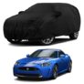 Sulfar 100% Water Resistant Car Body Cover Compatible with Mirror for Jaguar XK (Triple Stitched, Full Bottom Elastic, Black)