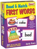 Smart Read & Match First Words Puzzle for Children 4 Years+ | 28 Two-Piece Self-Correcting Sets | Identify Pictures & Match Sight Words | Early Years First Vocabulary & Literacy Activity