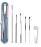 Blenka Essence Ear Wax Cleaner Resuable Ear Cleaner Earpick Tool Set with Storage Box Ear Wax Remover Tool Kit with Ear Curet