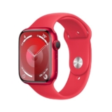 Apple Watch Series 9 [GPS 45mm] Smartwatch with (Product) RED Aluminum Case with (Product) RED Sport Band S/M. Fitness Tracker, Blood Oxygen & ECG Apps, Always-On Retina Display, Water Resistant