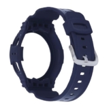 amazon basics Liquid Air Cover Case Designed for Galaxy Watch 4 (44mm) (Samsung Galaxy Watch 5/4 (44mm),) (Dark Blue)