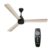 Crompton Energion Hyperjet-Boost 1200mm BLDC Ceiling Fan | Point Anywhere Remote | BEE 5 Star Rated Energy Efficient | Superior Air Delivery | Anti-Rust | 2 Year Manufacturer Warranty | Ivory Black