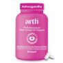 Arth Perimenopause Support | Menopause Supplement for Women to Help with Hot Flashes, Mood Swings, Night Sweats & Hormonal Balance with Ashwagandha, Chasteberry & Soy Isoflavones | 30 Veg Capsules