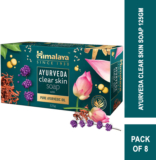HIMALAYA Ayurveda Clear Skin Soap 125g(8 x 125 g)