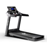 Lifelong Treadmill for Home Use – 4.5 HP Peak Motorized Foldable Treadmill, 3 Level Manual Incline with Max Running Speed 14 km/hr – Heart Rate Sensor, Max Weight 120Kg (LLTM159) Black