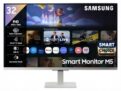 Samsung 32″ (80cm) M5 Smart Monitor with Smart TV Experience (Smartchoice) |FHD 1920 x 1080|Screen Mirroring TV Plus|Speakers|Adaptive Sound|Wi-Fi|HDMI|Bluetooth|LS32FM501EWXXL|White