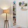 Green Soul Alba 7 Shelves Engineered Wood Book Shelf | Multipurpose Wooden Bookshelf for Home, Bedroom, Living Room, Study Room, Kids Room | Organizer | Storage | 3 Year Warranty (Frosty White)