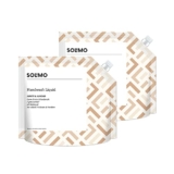 Amazon Brand – Solimo Liquid Handwash, Refill Pouch | Honey & Almond | 3 Litre | 1500 ml x 2 | Fights Germs | Ph-Balanced Formula | No Added Triclosan & Parabens