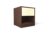 Interio by Godrej Table Aero Particle Board Bedside Table | 1-Year Warranty, Valigny Oak, Knock Down
