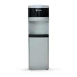 BonKaso Floor Standing Water Dispenser Hot, Cold & Normal Water, Food-Grade ABS Body, Stainless Steel Tank, LED Indicator, Child Lock, Removable Drip Tray, 1-Year Warranty (Silver-Black), 5L