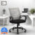 IAFA Diego Mid Back Ergonomic Office Heavy Duty Black Metal Base Mesh Office Arm Chair(Black, Grey, Optional Installation Available)
