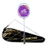Hundred Smash Master 100 Strung Badminton Racket with Full Racket Cover | for Intermediate Players(Navy/Blue)