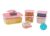 Polka Container Set (511 X 1,23 X 2,22 X 2,21 X 2) (3350 ML)(Blush) (7 PC Set)