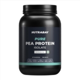 Nutrabay Pure Pea Protein Isolate – 25.3g Protein, 5g BCAA, Designed for Meal Supplementation, Easy to Digest Plant Protein for Muscle Growth & Recovery – 1 Kg Unflavoured, 30 Servings