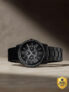 Titan Royale Titan Royale Multifunction Black Dial Black Stainless Steel Strap Analog Watch  – For Men