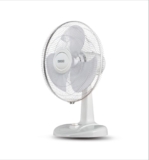 USHA Striker Plus Table Fan | 400MM Sweep Size | 2100 RPM | Jerk-Free & Uniform Oscillation | Aerodynamic Blade Design for High Air Delivery | Anti-Rust Protection | 100% Copper Motor | (White)