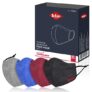 Lee Cooper Lcmskmltpo4 Cotton Reusable Mask (Multicolor, Without Valve, Pack Of 4) For Unisex