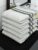 Athom Living Ecosaviour Premium Cotton Bath Towel Pearl White (Pack of 5)