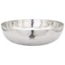 KESAR KUNJ Sandwich Bottom Heavy Guage Stainless Steel Kadhai Cookware, Tasla (Without Handle),2500 ml (Size 12)