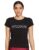 Clovia Women Polyester Regular Fit Yoga Shirt (At0112P13M_Black_Medium)