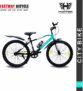 Fastway Bicycle HOPPER JETPRO N/IBC 24T S/GREEN, WITH 90% ASSEMBLED 24 T (inch) Road Cycle(Single Speed, Multicolor, Rigid)