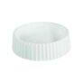 BonKaso White Ceramic Tabletop Wash Basin – Round Shape Polished Countertop Sink for Bathroom, Vanity & Dining Hall & Wash Area – Stylish & Durable Ceramic Basin (16 x16 x4.5 Inches)