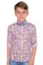 Allen Solly Boy’s Regular Fit Bow Shirt(ABSFCSLFN79173_Pink15-16 Years) Light Pink
