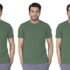 Lux Nitro Pack of 2 Men’s Round Neck Solid Tshirt Black