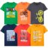 Men Peach Solid Polo Neck T-shirt
