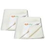Oyo Baby Baby Bed Protector (Small Pack Of 2, Ivory)