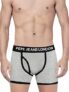 Pepe Jeans Innerwear Men’S Cotton Trunks (Pack Of 1) (Opt06-01_Grey Melange_Grey Melange_70-75_Grey Melange_75 Cm)
