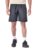 Wildcraft Men’s Solid Regular Fit Shorts| Mid Waist with Adjustable Drawcord, Black, Medium