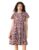 Amazon Brand – Symbol Women’s Rayon Fit and Flare One Piece Knee Length Tiered Dress (DR-13 Cont_Plum_2XL)