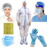 Oriley Olppe6 6-In-1 Ppe Kit Personal Protective Equipment Combo With Drdo Approved Coverall Suit, Meltblown Filter Face Mask, Nitrile Hand Gloves, Head Cover, Garbage Bag And Disposable Face Shied
