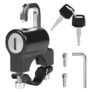 Pitrukrupa Enterprise Metal Universal Motorcycle Helmet Lock for Bike Handle Â– Anti-Theft Fixed Security Lock with 2 Keys Â– Multi-Function Electric Helmet Lock for Bicycles, Scooters & Motorcycles
