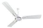 Havells 1200mm Ambrose Energy Saving High Speed Ceiling Fan|Premium Finish, Deco.Fan, Elegant Looks, High Air Delivery, Powerful Motor|2 Yr Warranty by Brand | (Pack of 1, Pearl White Wood)
