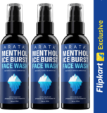 ARATA Menthol Ice Burst with 1% Salicylic Acid | Fights Pimples & Acne| All Skin Types Face wash Face Wash(300 ml)