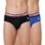 U.S. POLO ASSN.. Mens EB002 Anti Microbial Signature Cotton Stretch Underwear Brief -Pack of 2(EB002-P2_Black/True Blue_M)