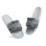 CHUPPS Vertex Men’s Casual Sliders & Flip-Flops | Comfortable Flip Flop Slippers with FOAM6 6mm Foam Upper| Powergrip Footbed for Superior Cushioning & Support |Stylish Footwear for Men Grey